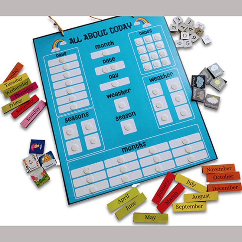 Wooden Calendar Activity