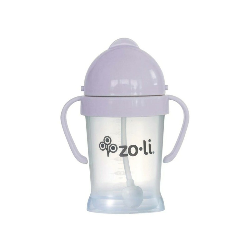 ZoLi BOT Straw Sippy Cup – Red