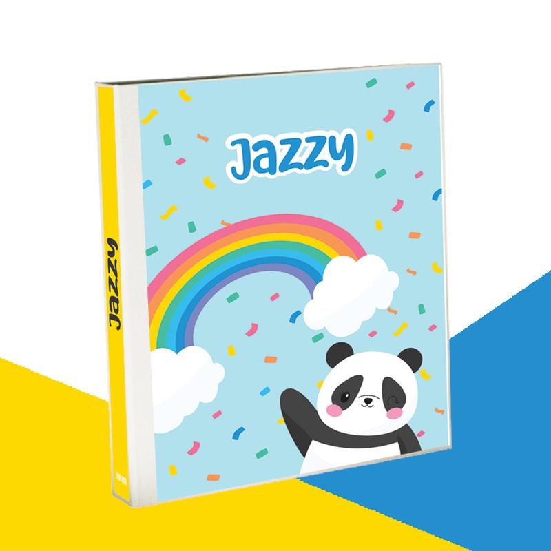 Personalised Binder – Happy Panda