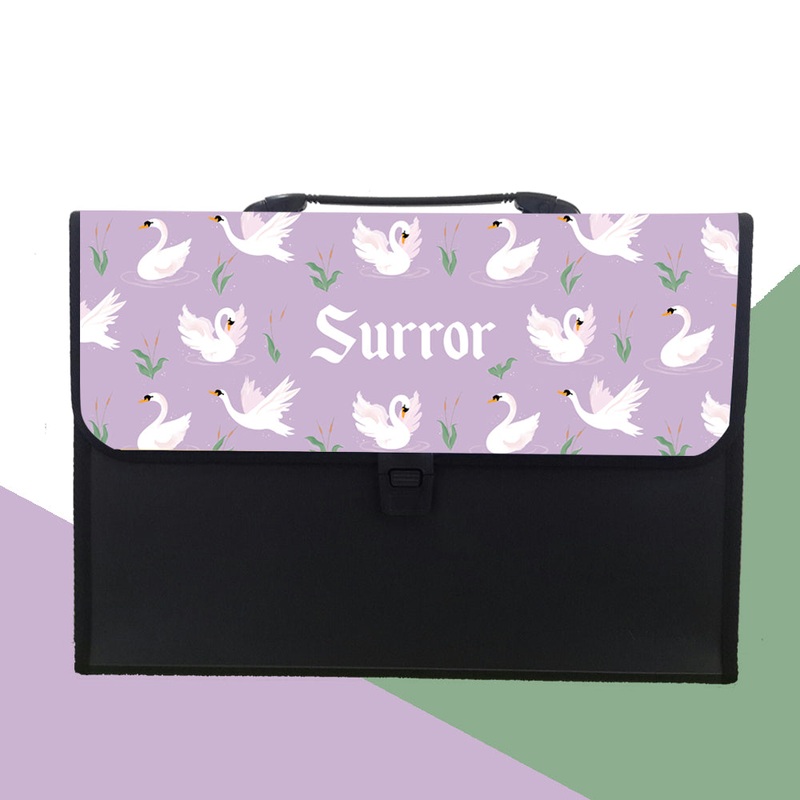 Personalised Folder – Sea Swans