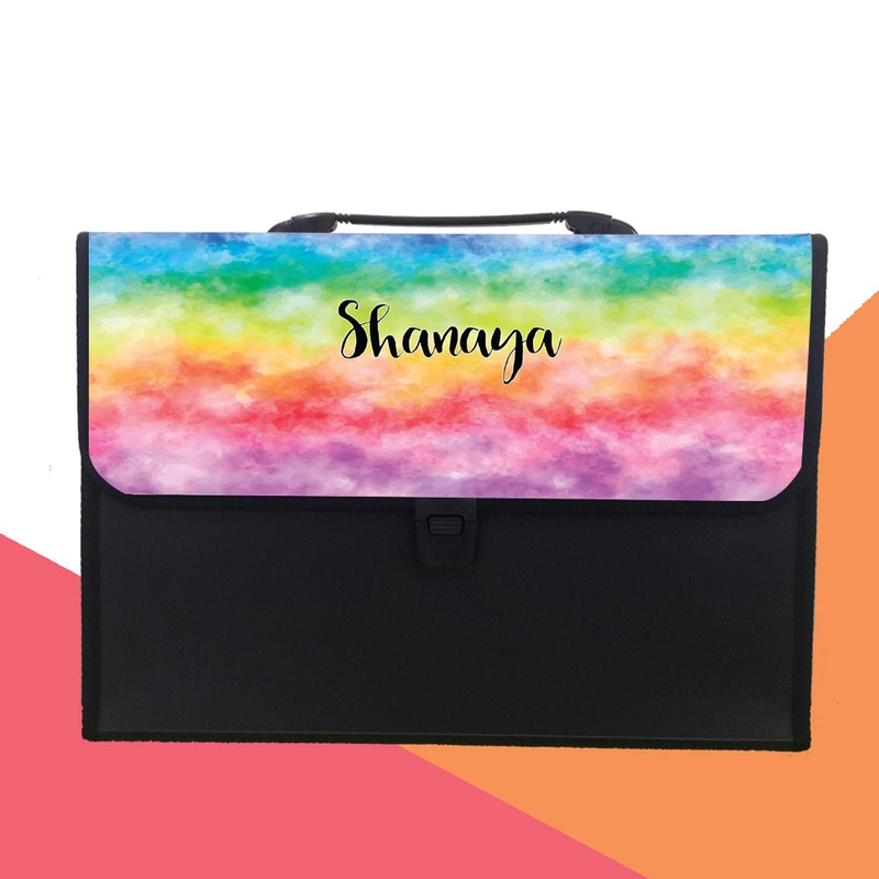 Personalised Folder – Tie And Dye