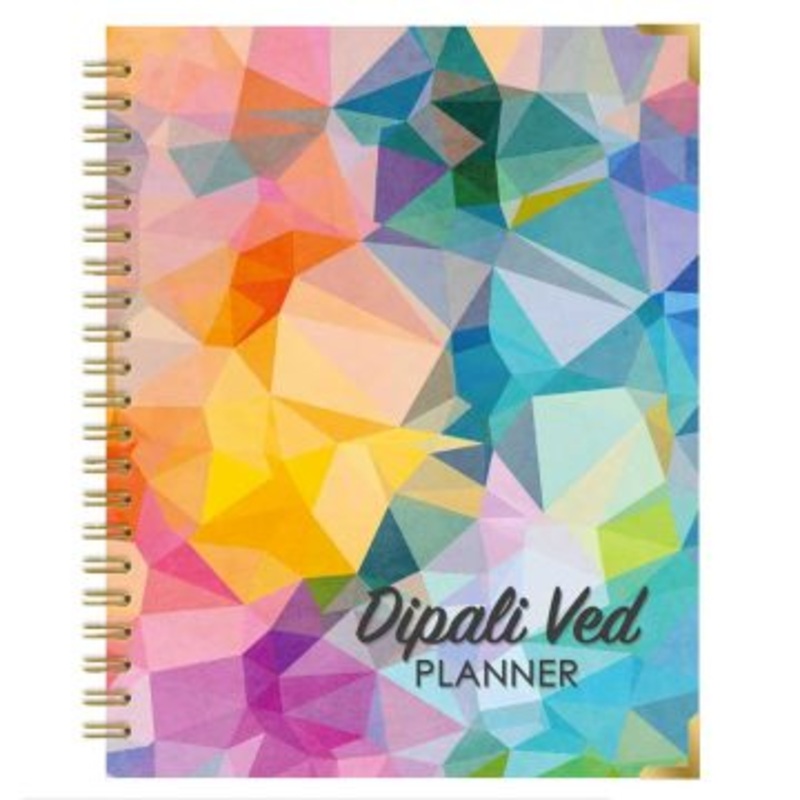 Personalised Love Triangles Annual Planner – Undated