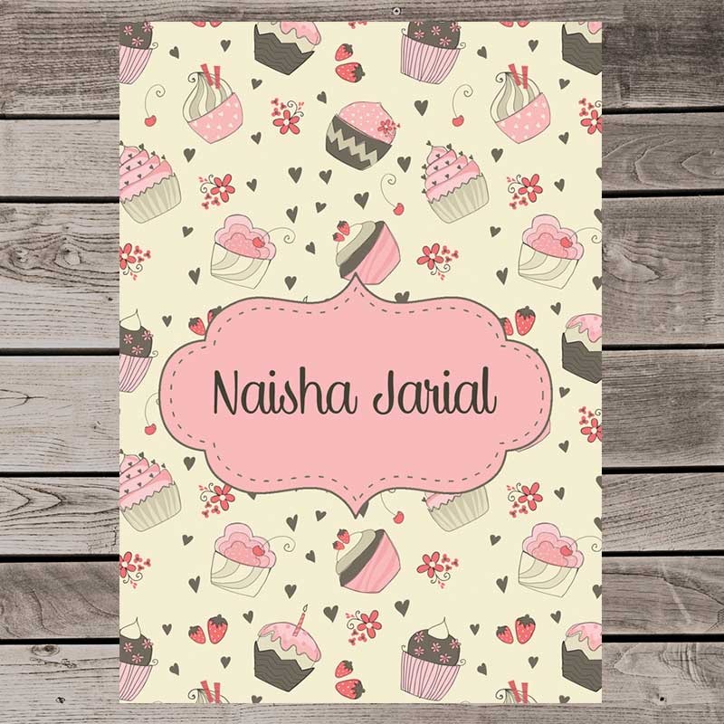 Personalised Notepad – Cupcake