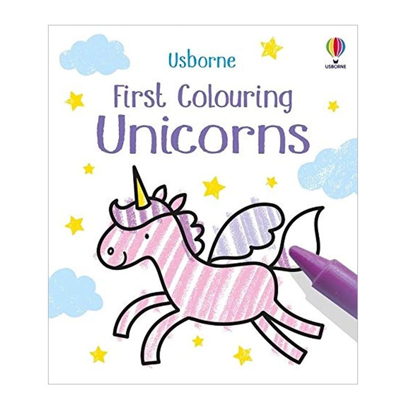 Usborne : First Colouring Unicorns