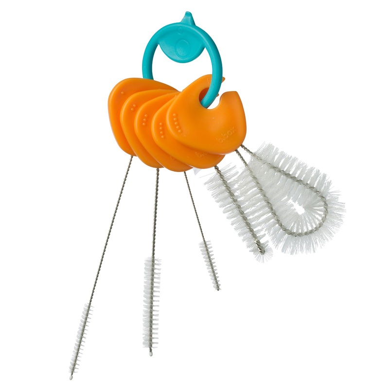 B.Box 5 in 1 Cleaning Brush Set – Orange