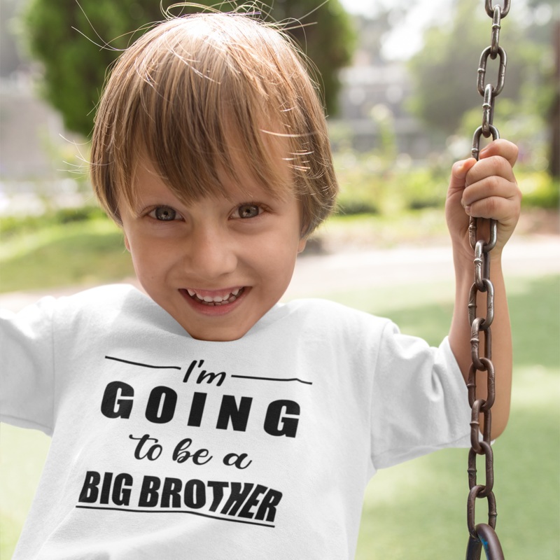 I’m Going To Be A Big Brother White Tshirt
