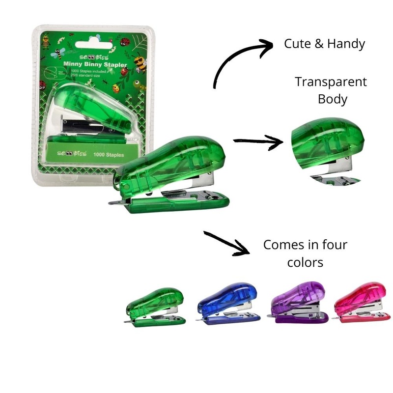 Minny Binny Stapler – Green