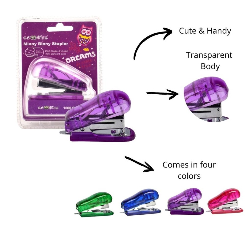 Minny Binny Stapler – Purple