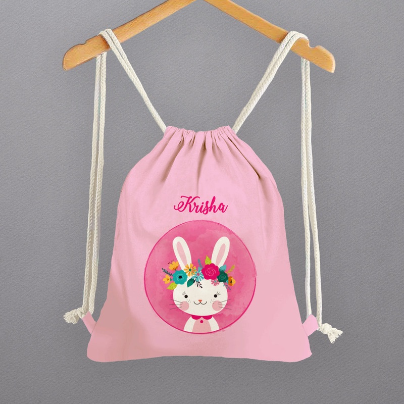 Personalised Drawstring Bags – Bunny