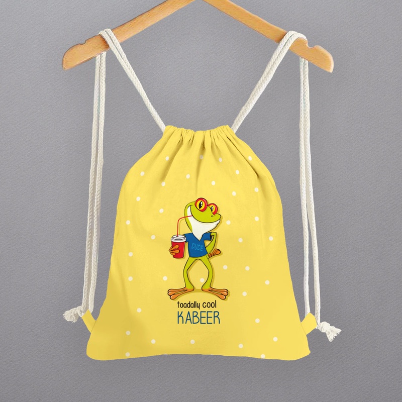 Personalised Drawstring Bags – Frog