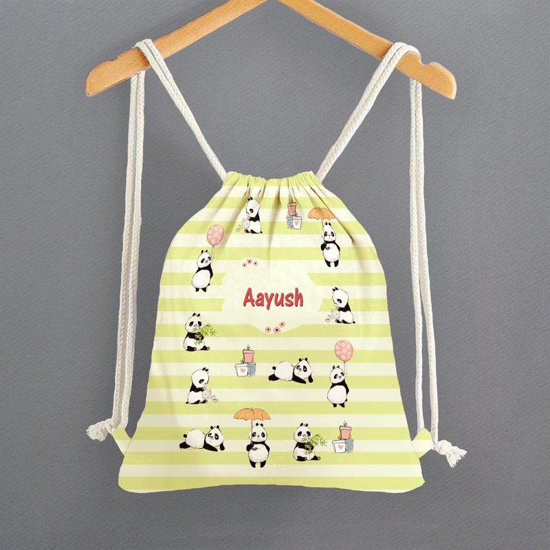 Personalised Drawstring Bags – Panda