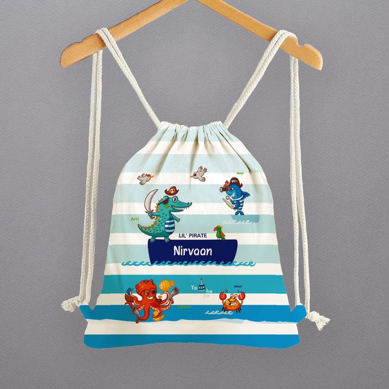 Personalised Drawstring Bags – Pirates
