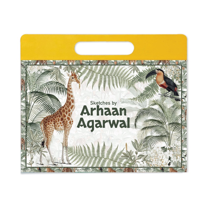 Personalised Travel Sketch Pad – Jungle Safari