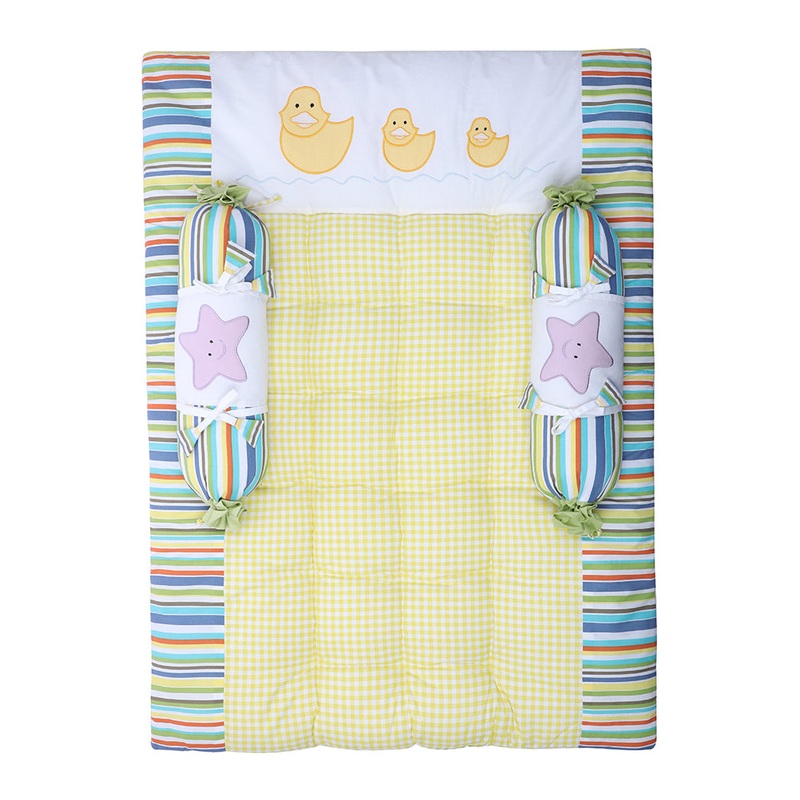 Abracadabra Cotton Bedding/Gadda Set 123 Theme – Yellow