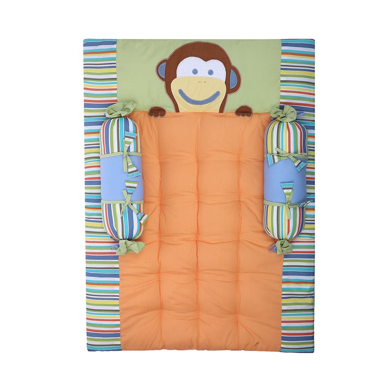 Abracadabra Cotton Bedding/Gadda Set Head & Tail Theme – Orange
