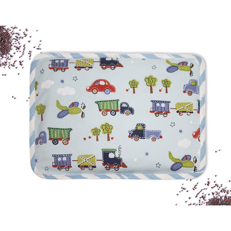 Abracadabra Head Shaping Mustard Seed Rai Pillow With Lavender Essentail Oil (Transport) – Blue