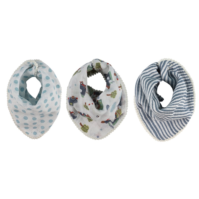 Abracadabra Muslin Bandana Bibs – Transport
