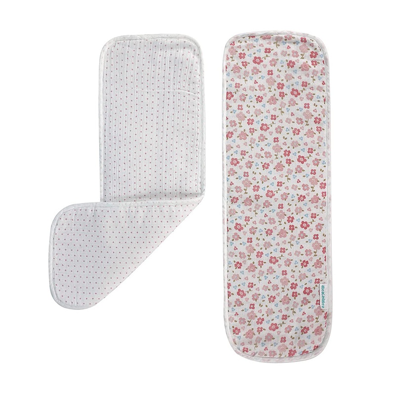 Abracadabra Muslin Burp Pad Set Of 2 (Vintage Floral) – Pink