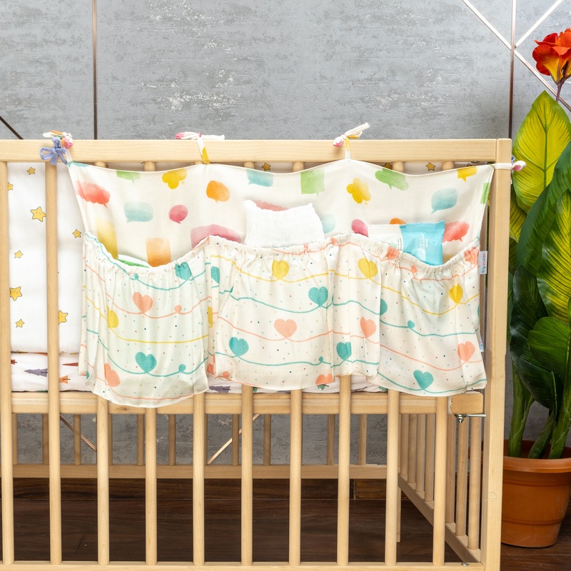 Tiny Snooze Cot Organiser- Lost In Thoughts