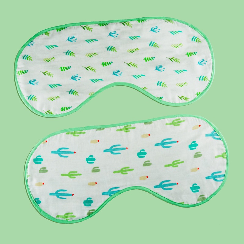 Tiny Snooze Organic Burp Cloths (Set of 2)-Go Green