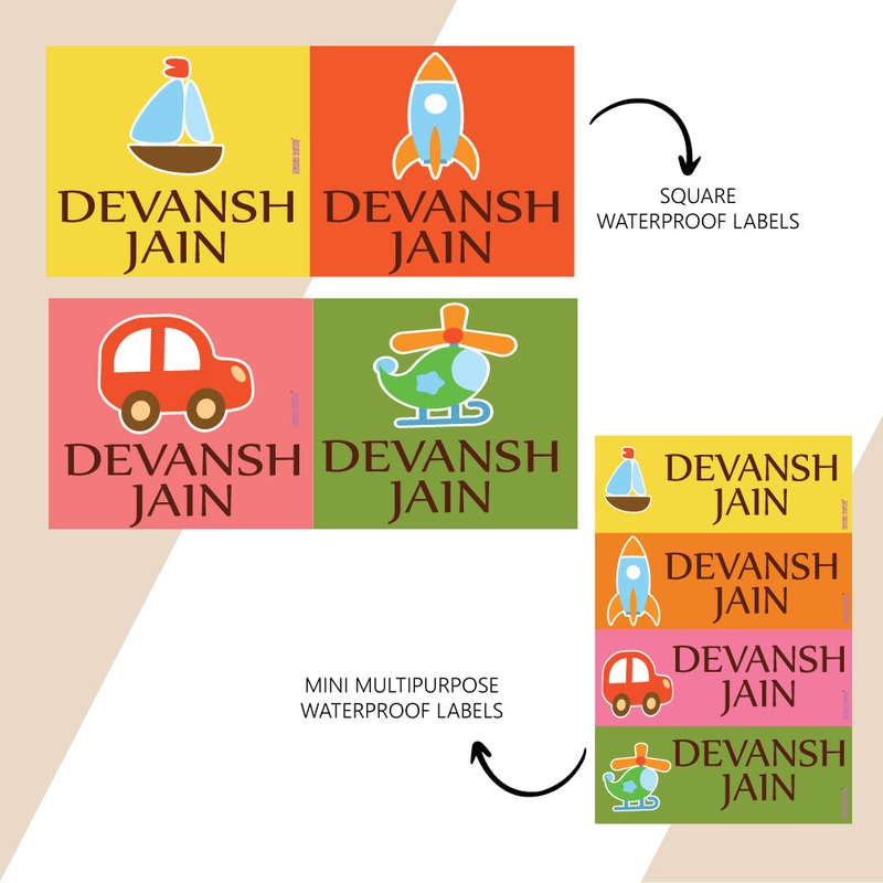 Waterproof Name Stickers – Toys
