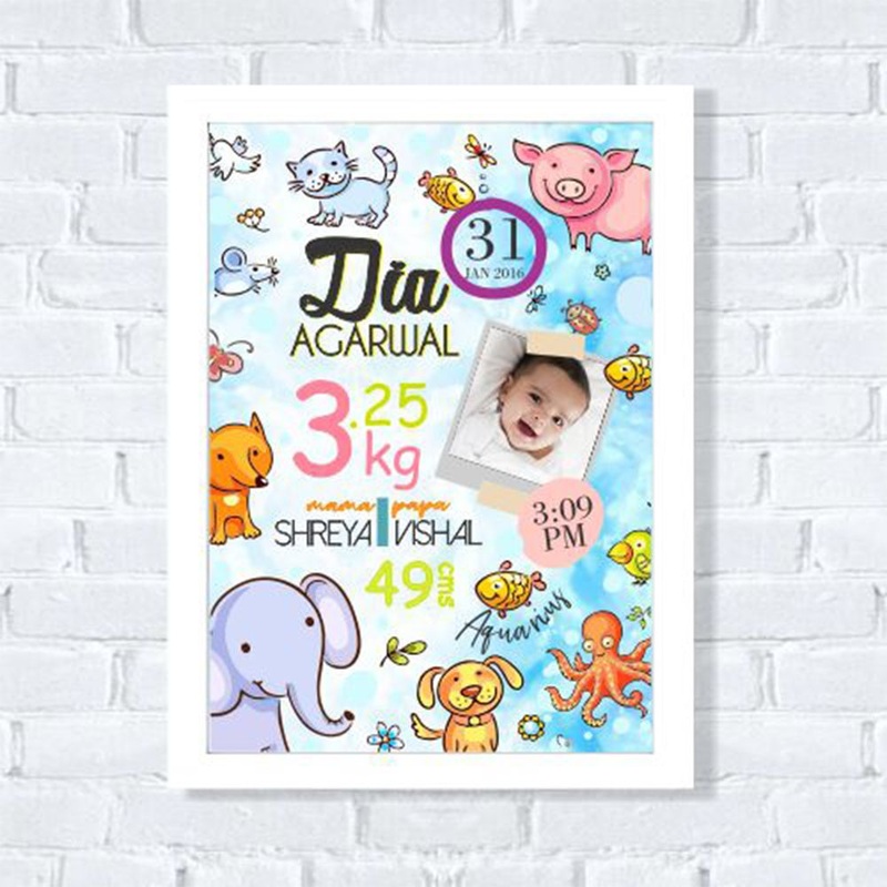 Birth Statistics Frame – Animals