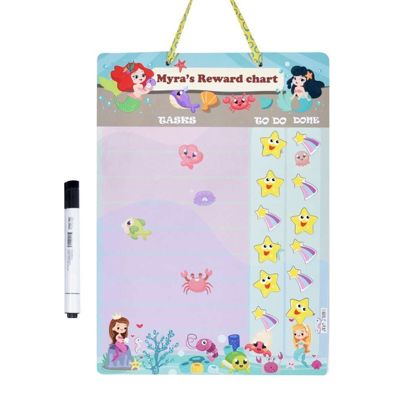 Magnetic Reward Chart – Mermaid Theme