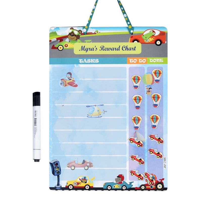 Magnetic Reward Chart – Racing Car Theme