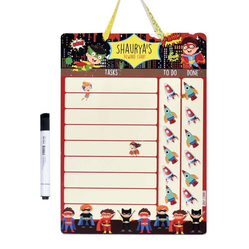 Magnetic Reward Chart – Super Hero Theme
