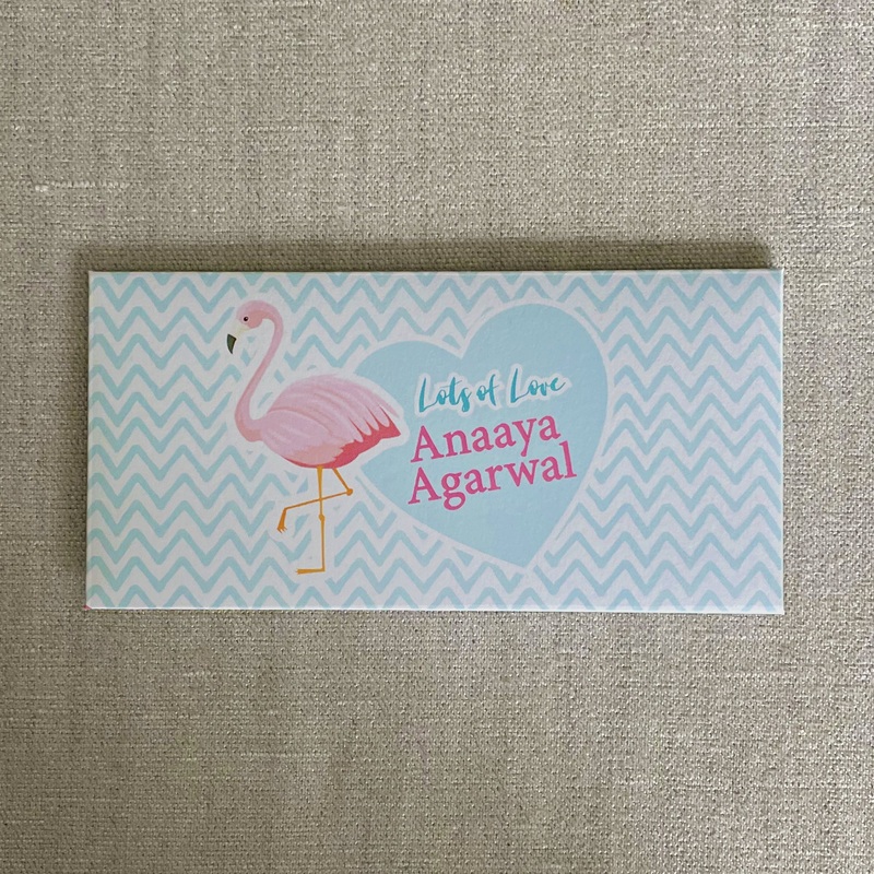 Personalised Cash Envelopes – Flamingo 2, Set Of 24
