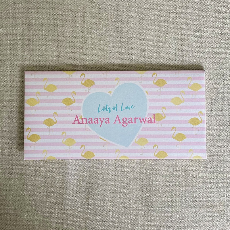 Personalised Cash Envelopes – Flamingo, Set Of 24