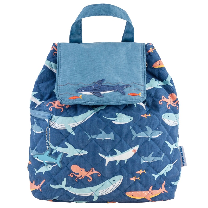 Quilted Backpack – Shark