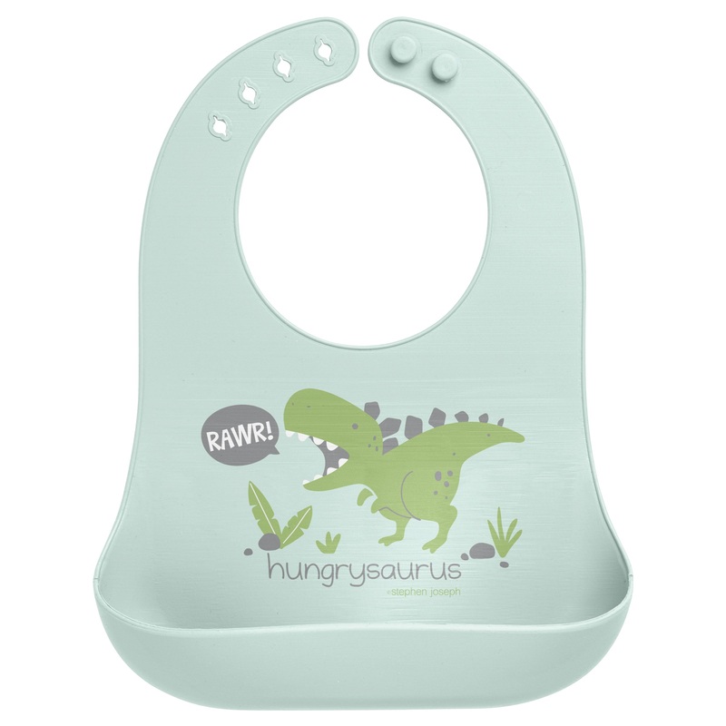 Silicone Bib – Dino