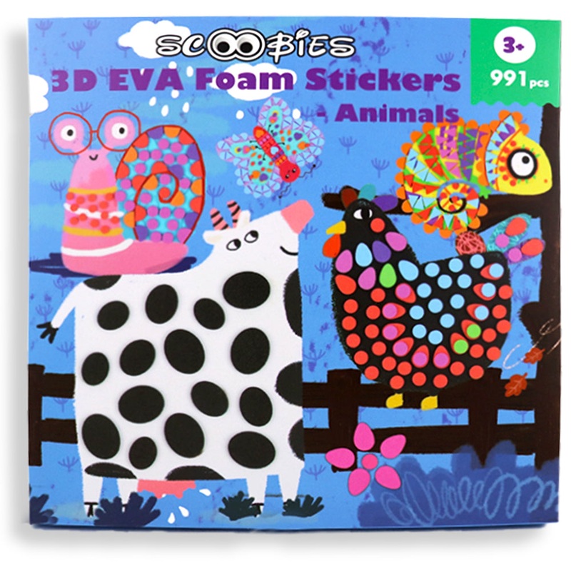 3D EVA Foam Stickers – Animals