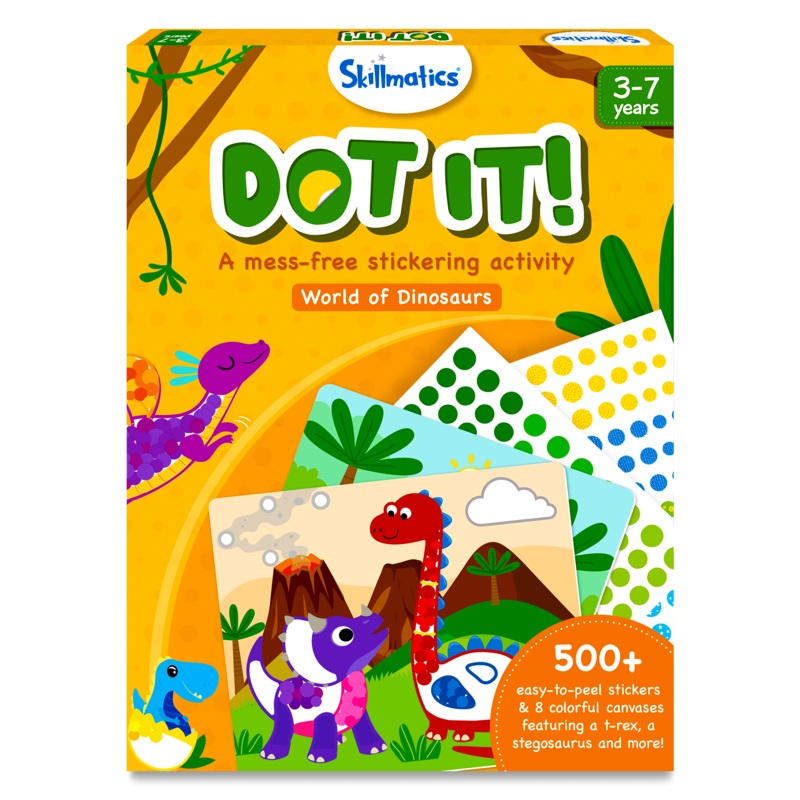 Dot it! – World of Dinosaurs | No Mess Sticker Art