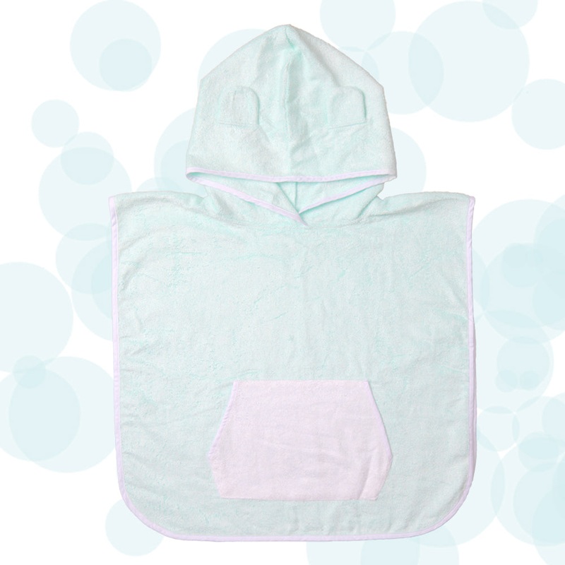 Fancy Fluff Bamboo Cotton  Poncho – Bear