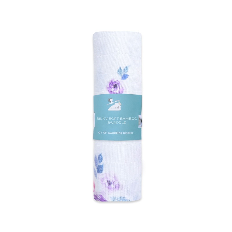 Masilo Bamboo Muslin Swaddle – Bloom