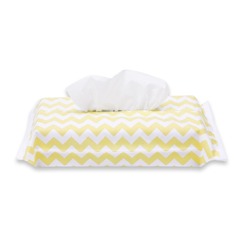 Masilo Tissue Box Cover – Chevron (Sunshine)