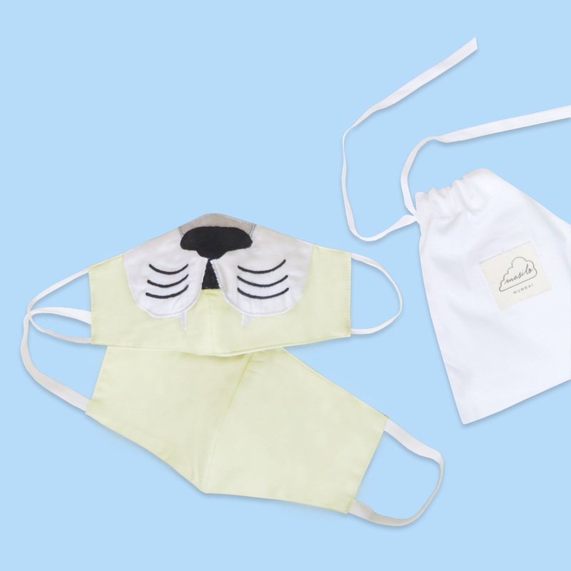 Masilo Twinning Face Mask Set  Lion (Adult/Kid)