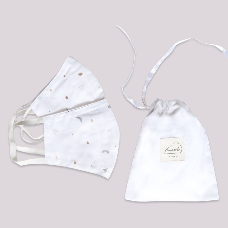 Masilo Twinning Face Mask Set  Star Gold (Adult/Kid)