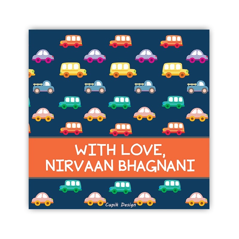Personalised Mini Cars Gift Tags