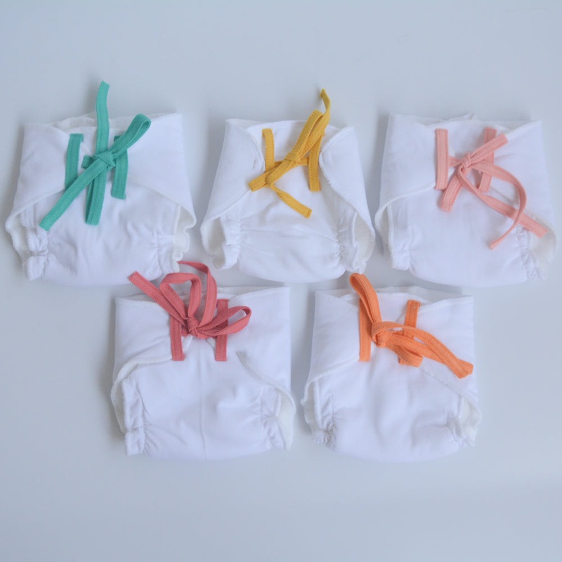 All Hearts – Doodle Dry Nappies (Set of 5)