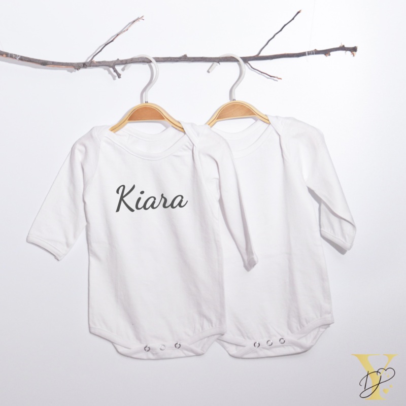 Basic White Bodysuits (Full Sleeves) – Set Of 2