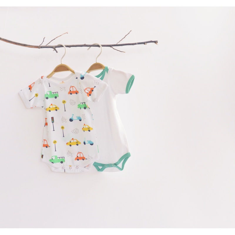 Beep Beep Bodysuits – Set Of 2