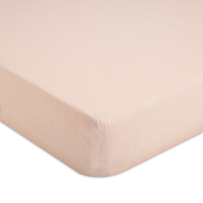 Crane Baby Muslin Crib Fitted Sheet – Desert Rose