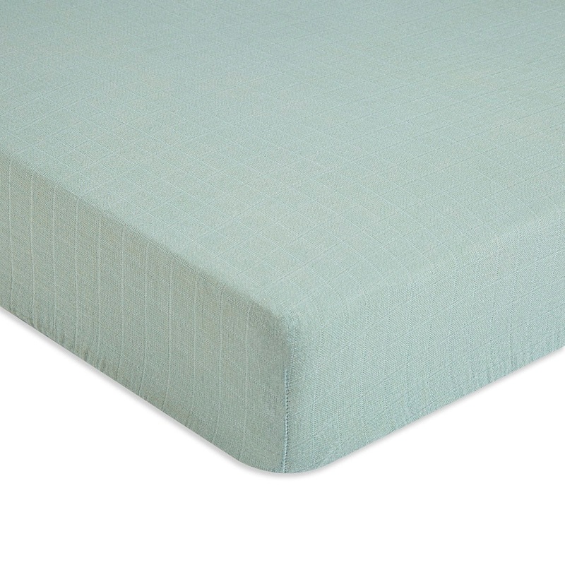 Crane Baby Muslin Crib Fitted Sheet –  Evergreen