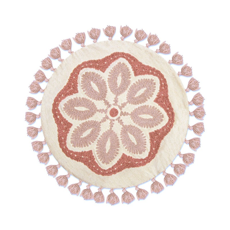 Crane Baby Parker Collection Mandala Pillow