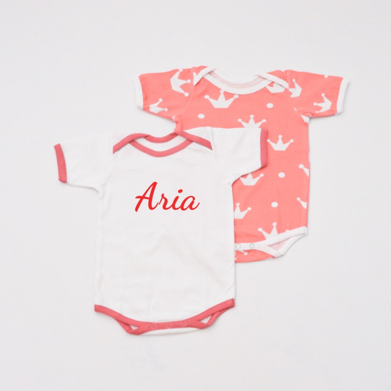 Crowns Bodysuits – Set Of 2