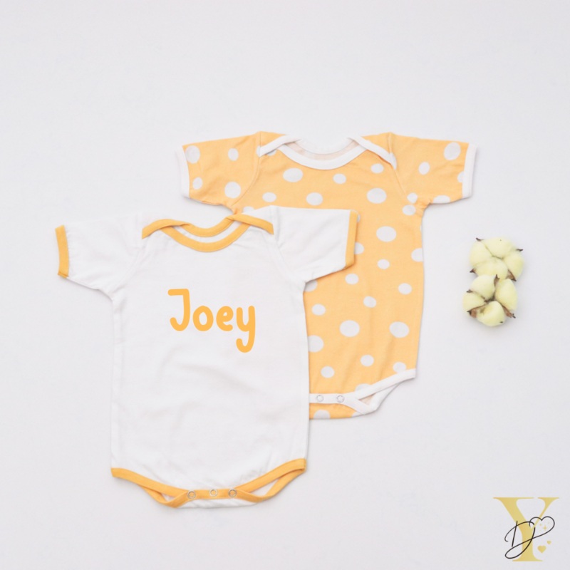 Cute Polka Bodysuits – Set Of 2