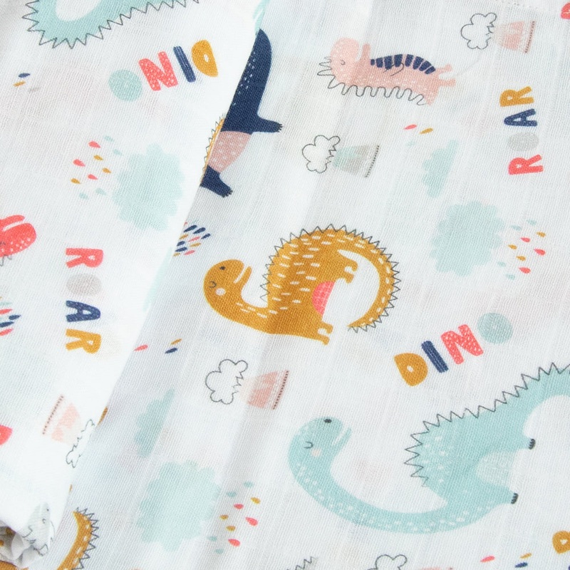 Dino Friend – Organic Luxury Swaddle